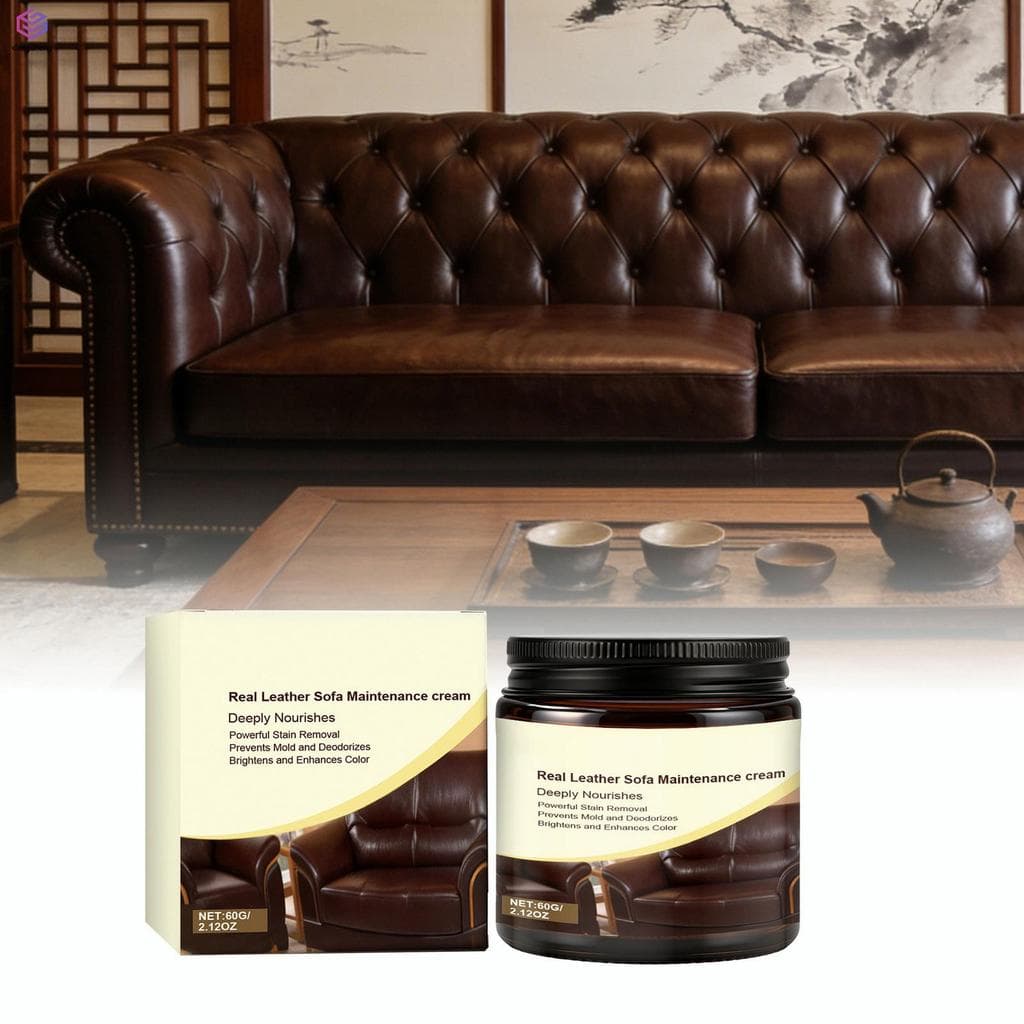 60g Creme De Cuidados De Couro Assento Multiuso Pasta De Limpeza E Polimento Para Sofá Carro
