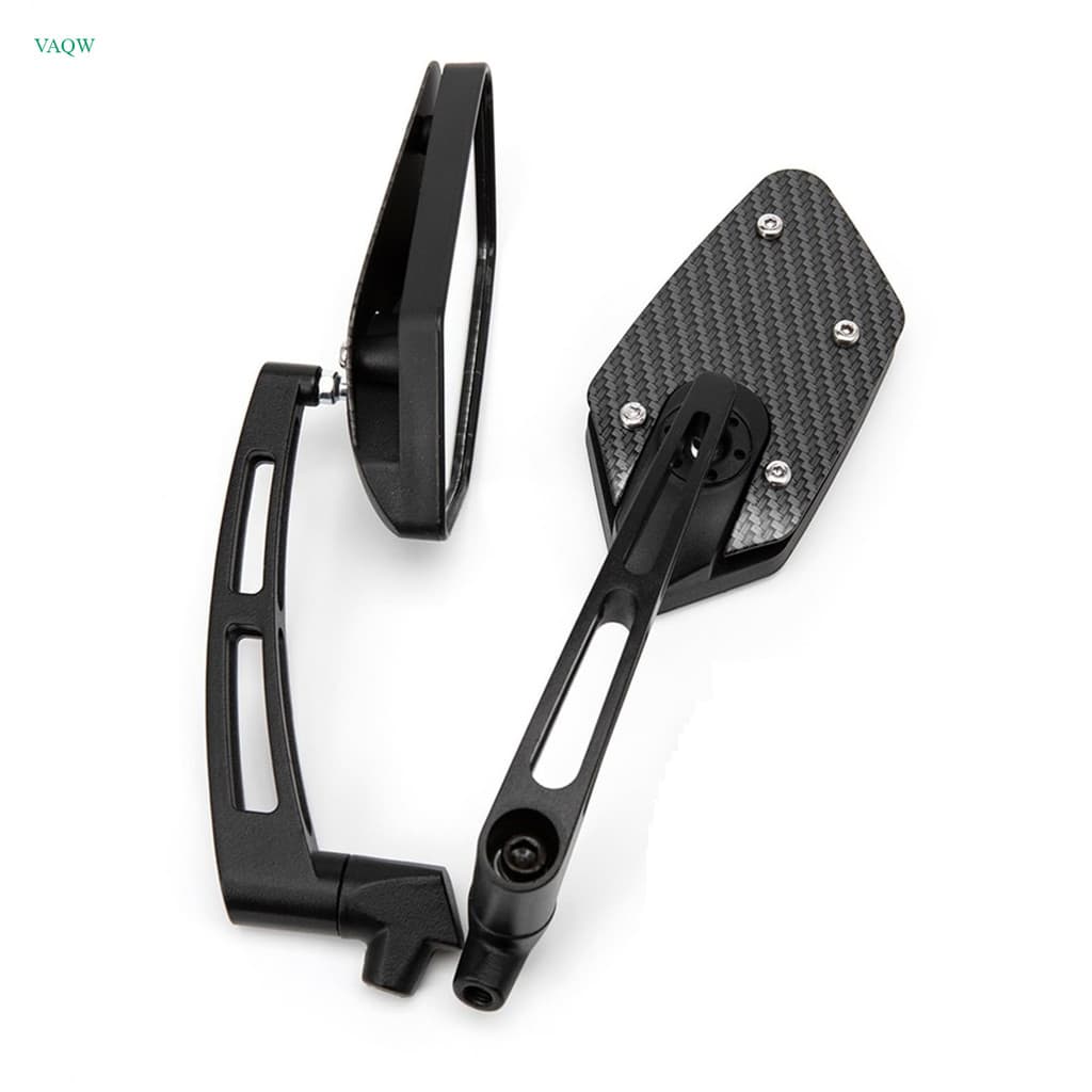 VAQW Espelho Retrovisor Para Motocicleta Scooter Giratório Bicicleta Elétrica