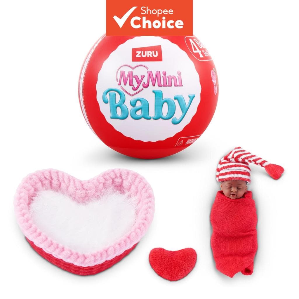 ZURU Mini Bebê # Surprise Caixa Cega De Ovo Girls Brinquedos Collectible Bonecas Parent-Conjunto Infantil Gifts Para Mai
