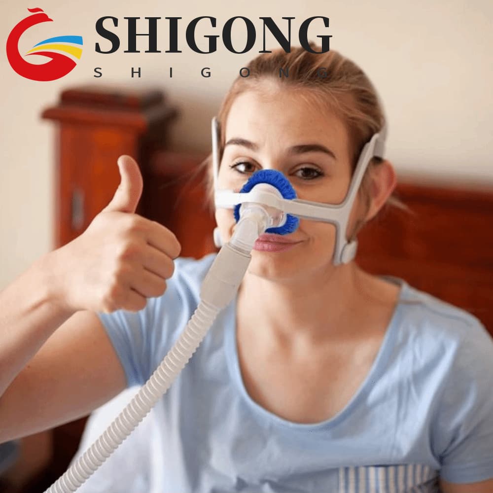 Capas De Máscara SHIGONG CPAP , Forros Nasal Reutilizáveis E Confortáveis , Tecido Respirável