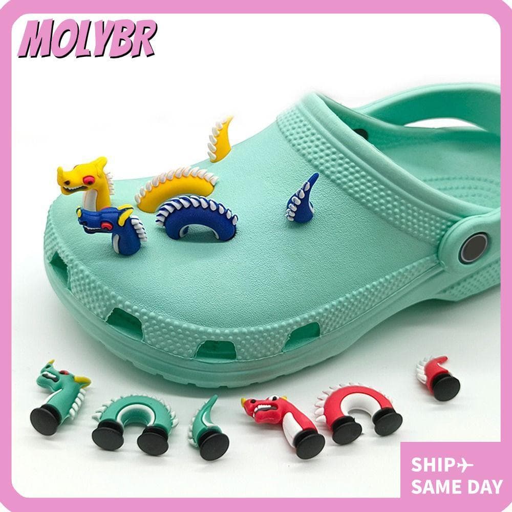 Clipes De Decoração De Sapato MOLYBR , Clipe De Fivela De Sapatos De Cobra De Crocodilo Dragão , Faça Você Mesmo Para