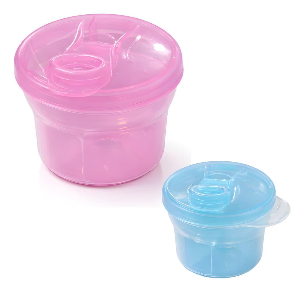 Porta Leite em Pó 3 Compartimentos Dosador Portátil