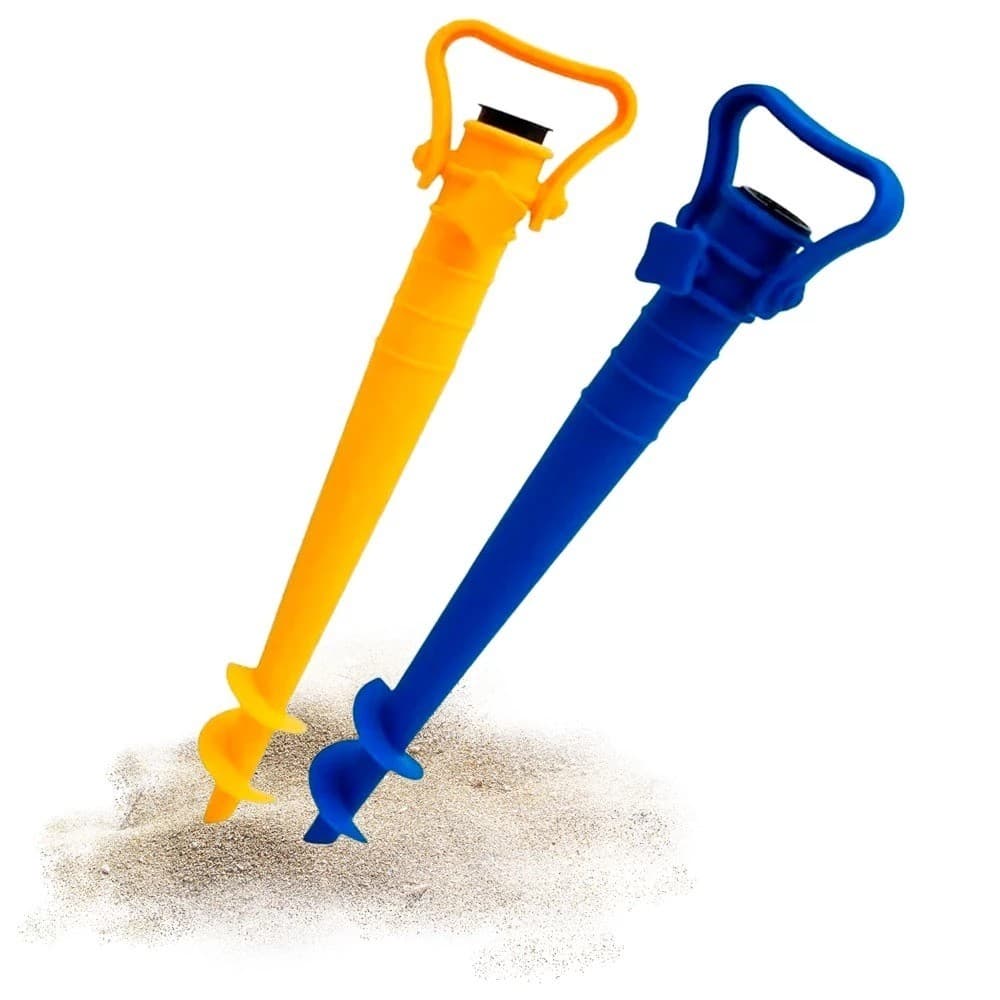 Saca Areia Furador Suporte Guarda-sol  e vara de pescar Praia Verão Camping sem opção de cores