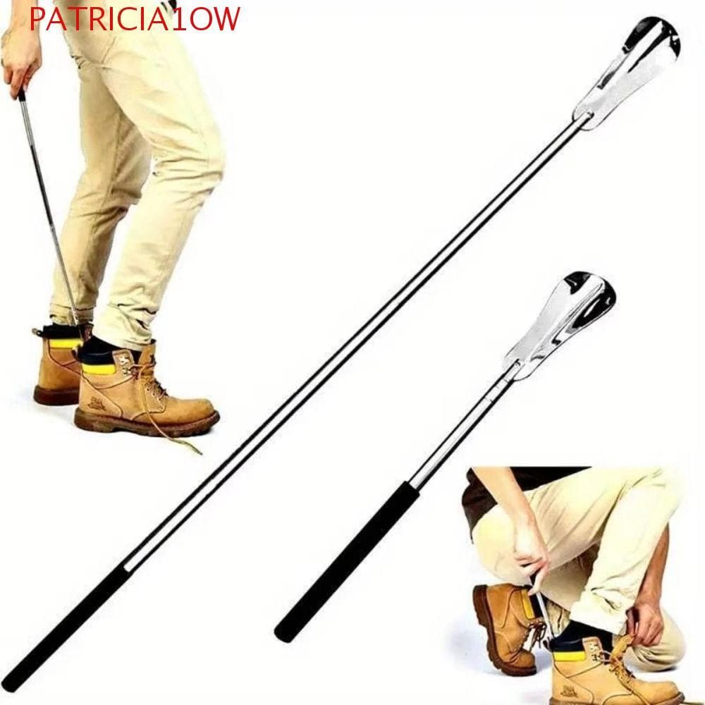 PATRICIA1OW Calçadeira Extensível , Telescópica Ergonômica De Comprimento Ajustável , Aço Inoxidável