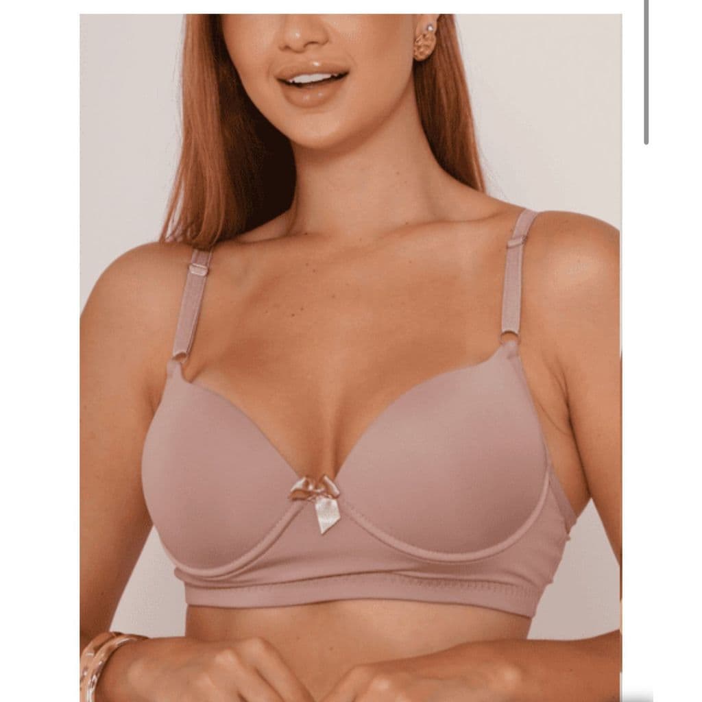 Sutia com bojo Básico Reforçado de Microfibra Conforto diario Sustenção Lingerie premium