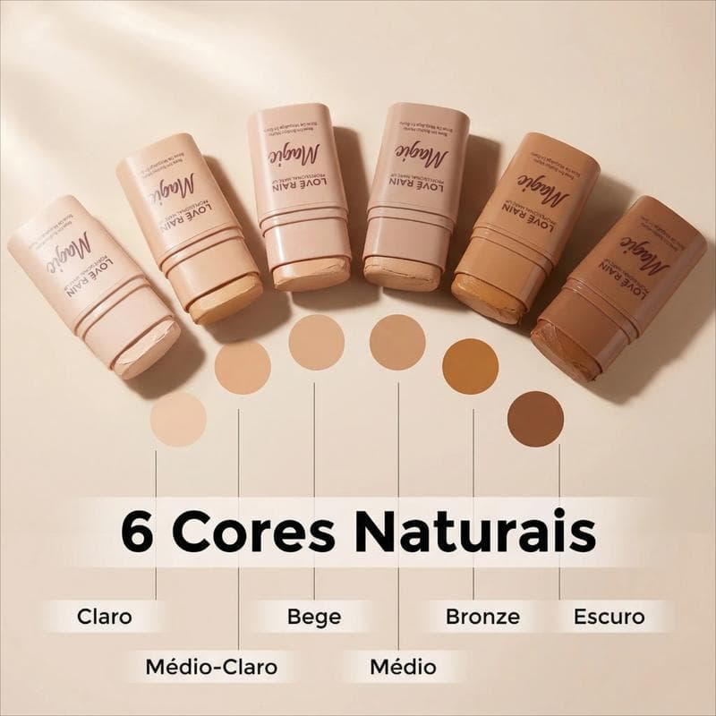 Lové Rain Original Magic Base Bastão Matte Alta Cobertura Contorno Em Pó Ou Bisnaga Blend Cabeça-HOT SALE