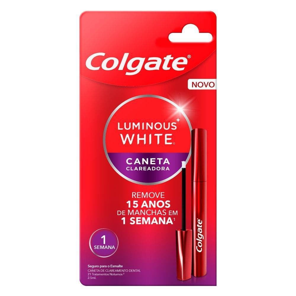 Caneta Clareadora Dental Colgate Luminous White Gloss 2.5ml
