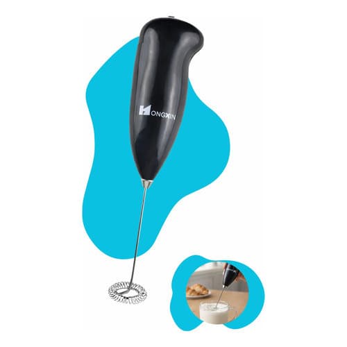 Mini Mixer Elétrico Portátil Batedor de Ovos e Café Capuccino Whey Suco Espumador de Leite  a Pilha