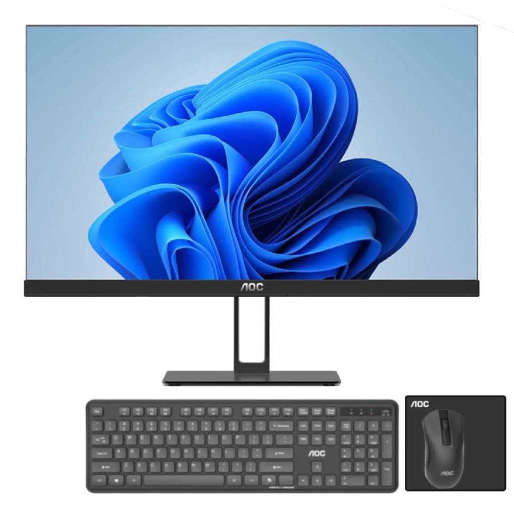 PC All in One AOC Intel i5 16GB 23.8" Full HD 512GB SSD Bluetooth 4.2 Computador Teclado Mouse Mousepad D-A24I512