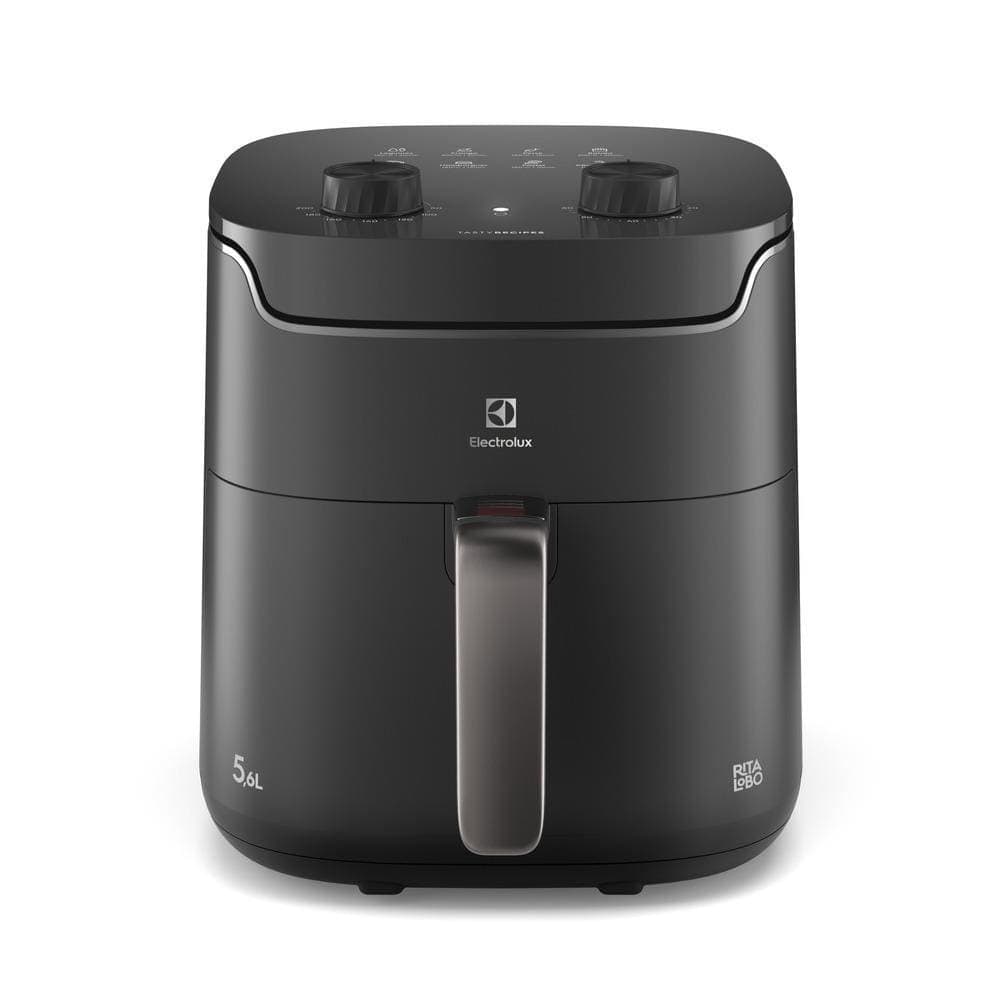 Fritadeira Air Fryer EAF40 Efficient Antiaderente Desligamento Automático Electrolux Rita Lobo - Cinza