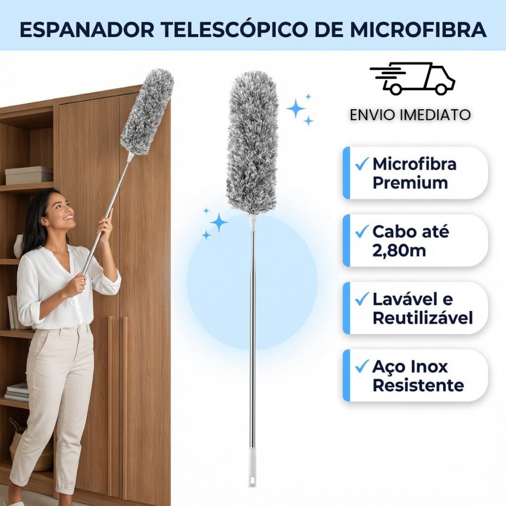 Espanador 2,8m Ajustável Telescópica Dobra Casa Telhado Aranha Teia Teto Cama Mesa Cleaner Escova De Limpeza De Poeira