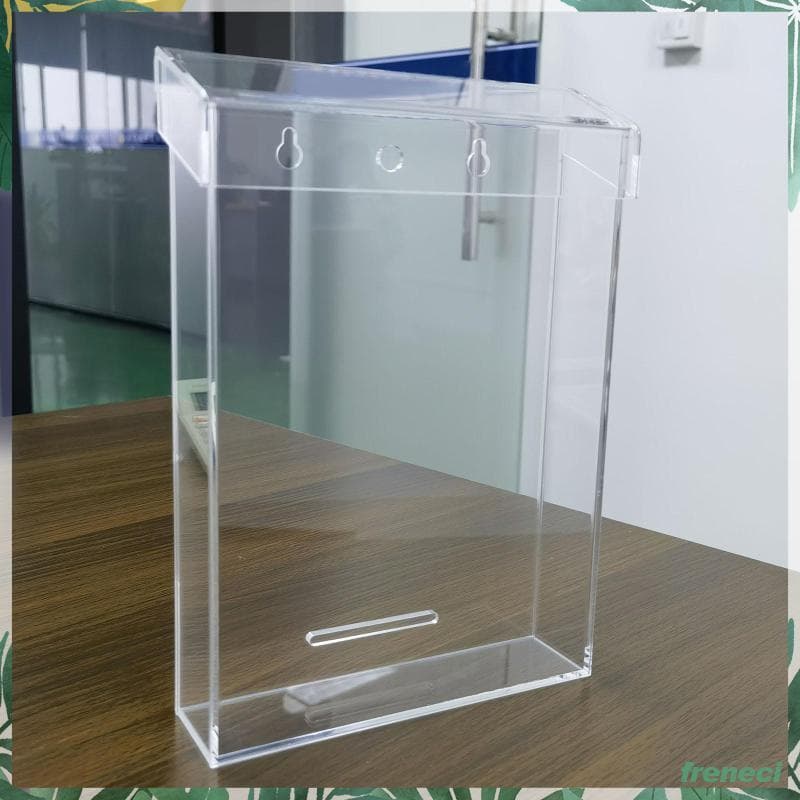[Freneci] Suporte Para Folhetos Ao Ar Livre Menu De Acrílico Transparente Parede Caixa De Imóveis Exibição De Literatura