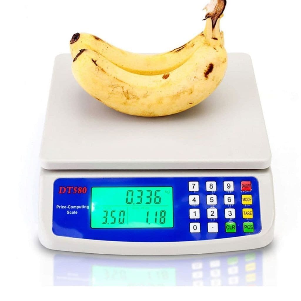 Balança Eletrônica Digital LCD Capacidade de 30kg - 1g Compacta e Eficiente para Comércio P.HQ