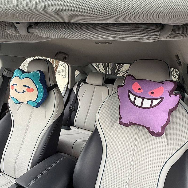 Baoke Menggeng Ghost Snorlax Automotive Headrest Neck Pillow Cute Car Pillow Car Pillow Pillow Waist Rest aYmk