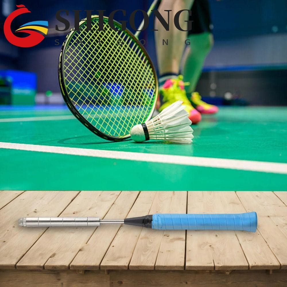 Vara De Treinamento De Badminton SHIGONG , Treinador De Balanço Ajustável De Aço Inoxidável , Força De Pulso De Dedo