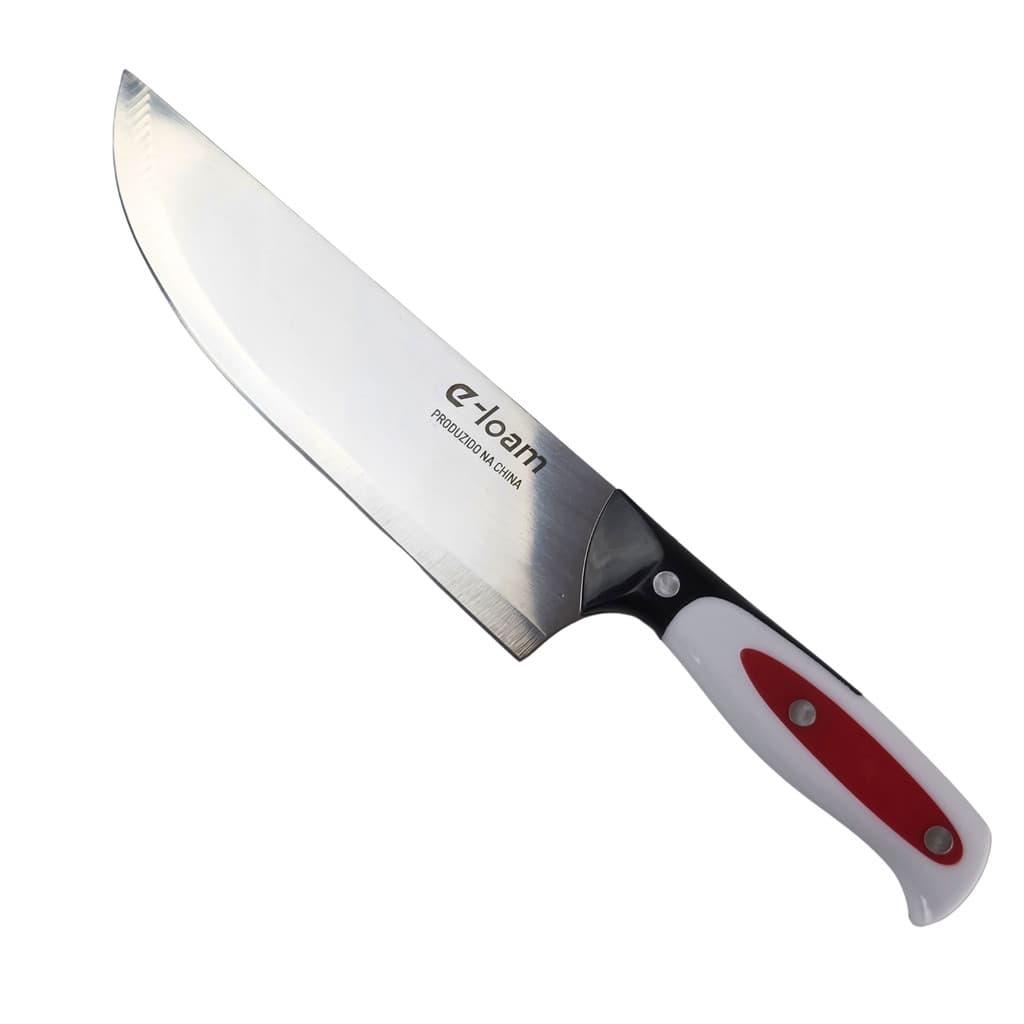 Faca de Carne / Açougue em Aço Inox – Corte Preciso e Profissional