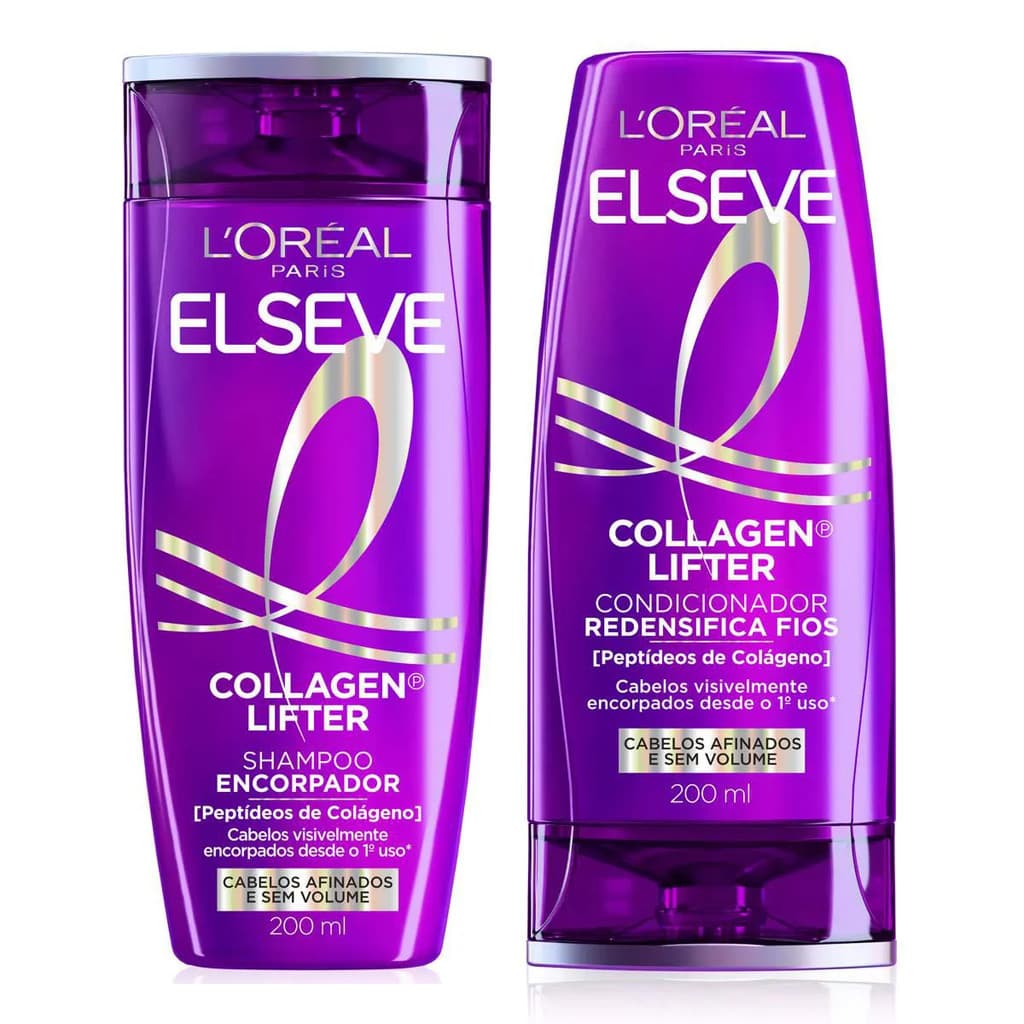 KIT ELSEVE SHAMPOO + CONDICIONADOR COLÁGENO LIFTER
