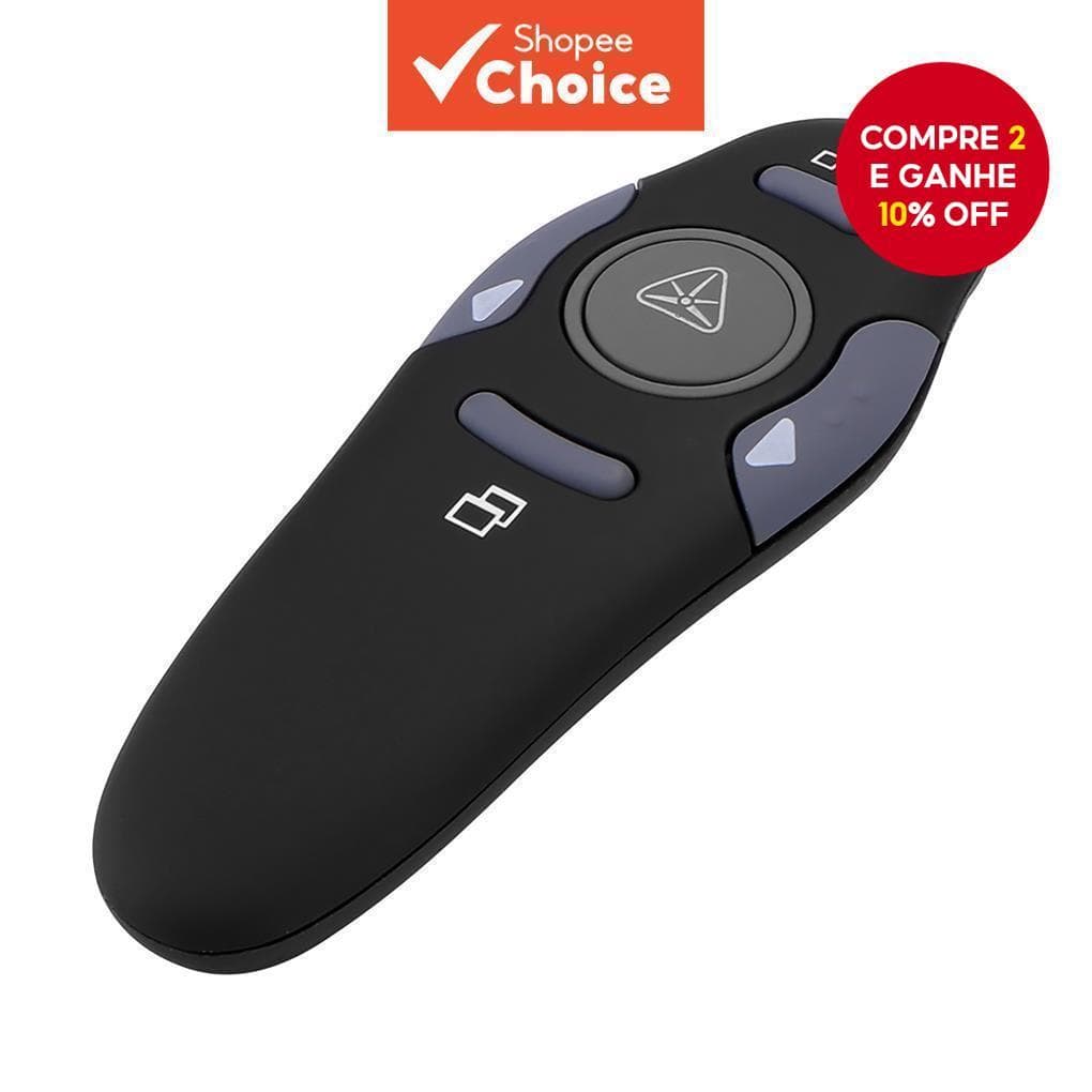 Caneta Flip USB Sem Fio PPT Ponteiro De Apresentação Clicker Ponteiros De Apresentador De 2.4 Ghz Com Luz Vermelha