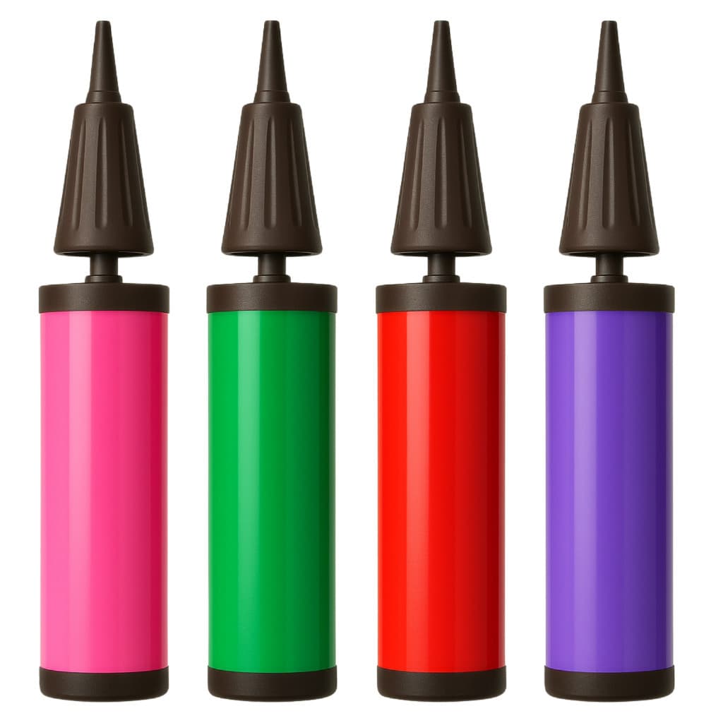 Bomba Inflador Manual de Balão Bexiga De Encher Balões e Bombinha de ar Cavalinho Upa Upa