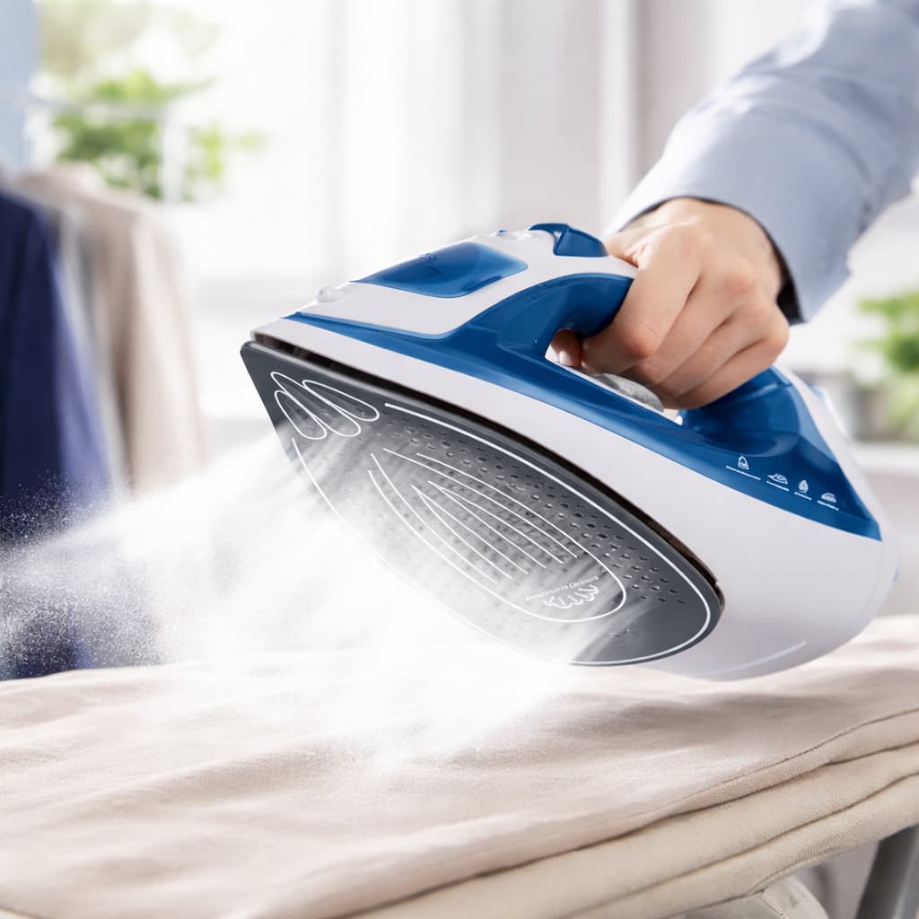 Ferro de Passar Roupa Vapor Alta Temperatura Limpeza Automática Reservatório 240ml 110V 220V ON-PR906