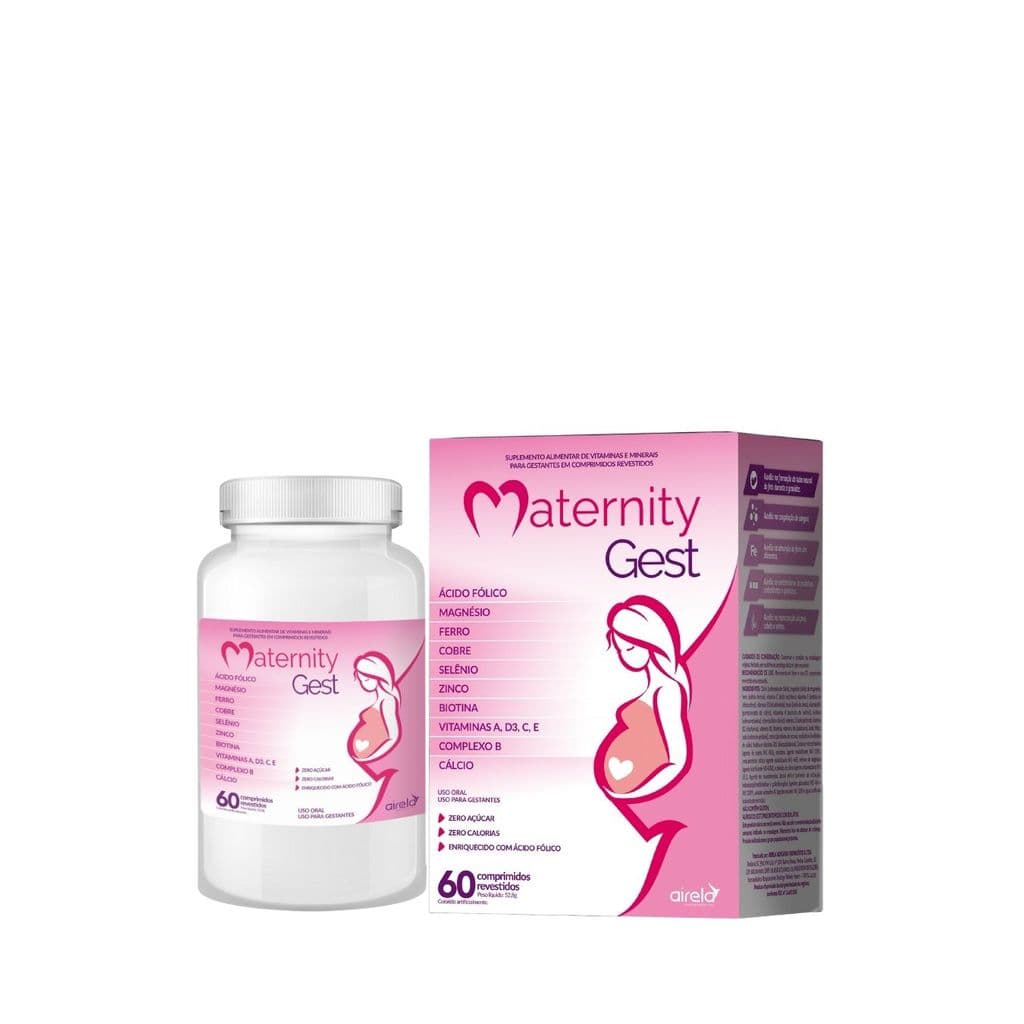 Maternity Gest Multivitamínico Airela - 60 Comprimidos