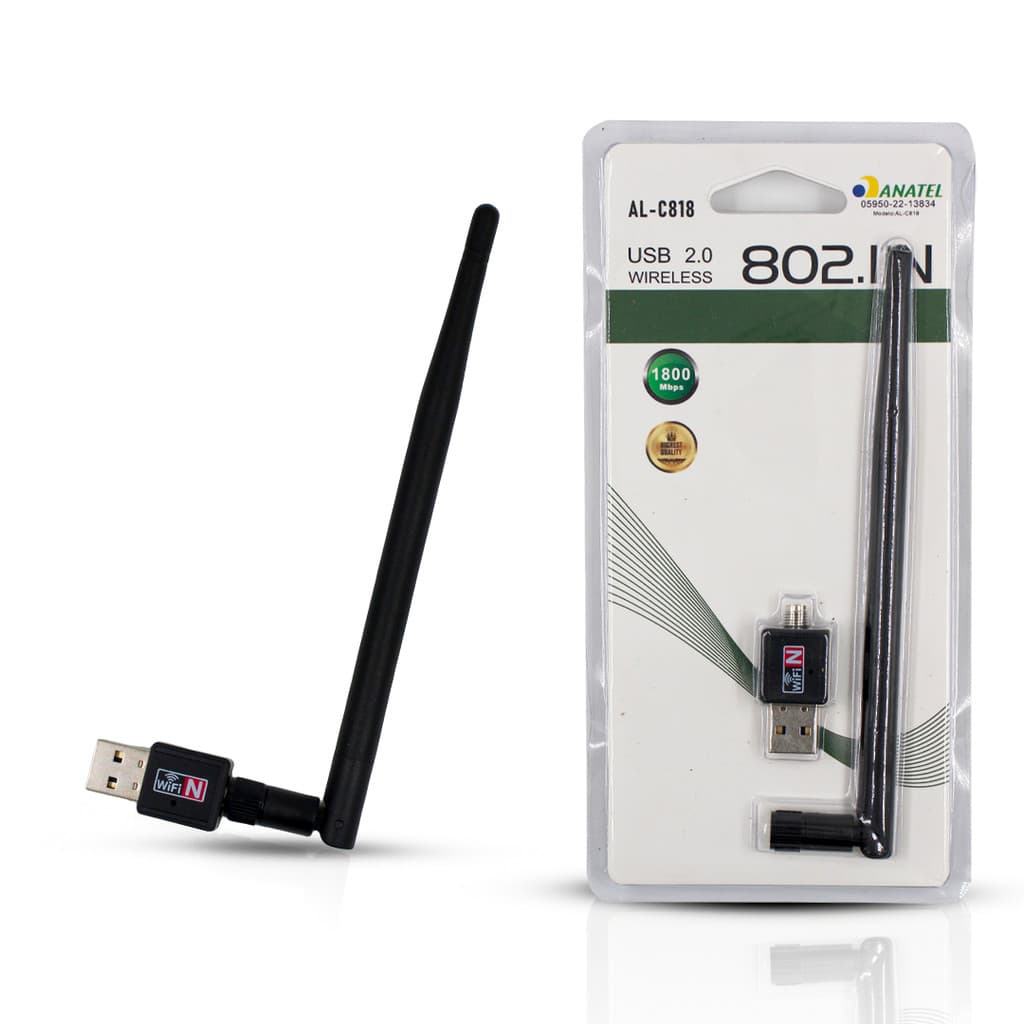 adaptador Wireless 1800mbps con antena Usb 2.0 Wi-fi alta perfumare