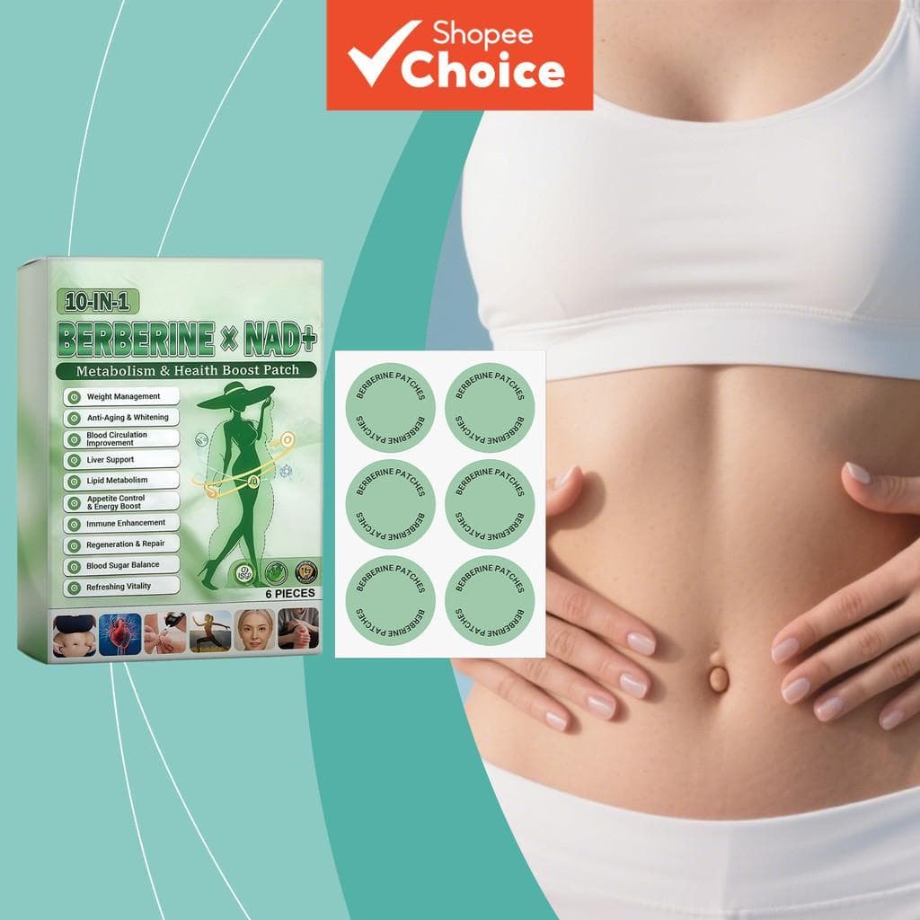  Patches Avançados para Afinar e Firmar o Corpo 6 unidades com Resveratrol, NAD+ e Complexo Multi-Ativo Atualizado