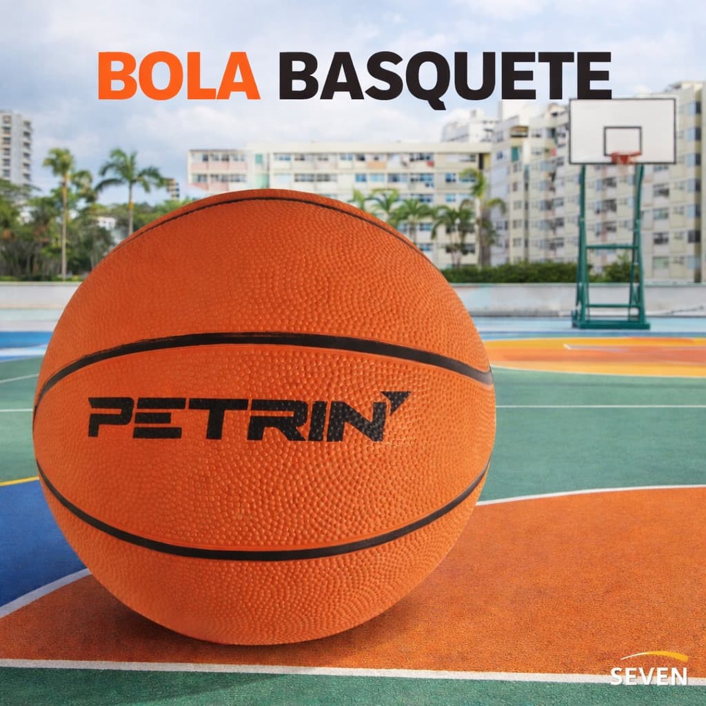 BOLA DE BASQUETE PROFISSIONAL TAMANHO OFICIAL N° 7 BASQUETEBOL
