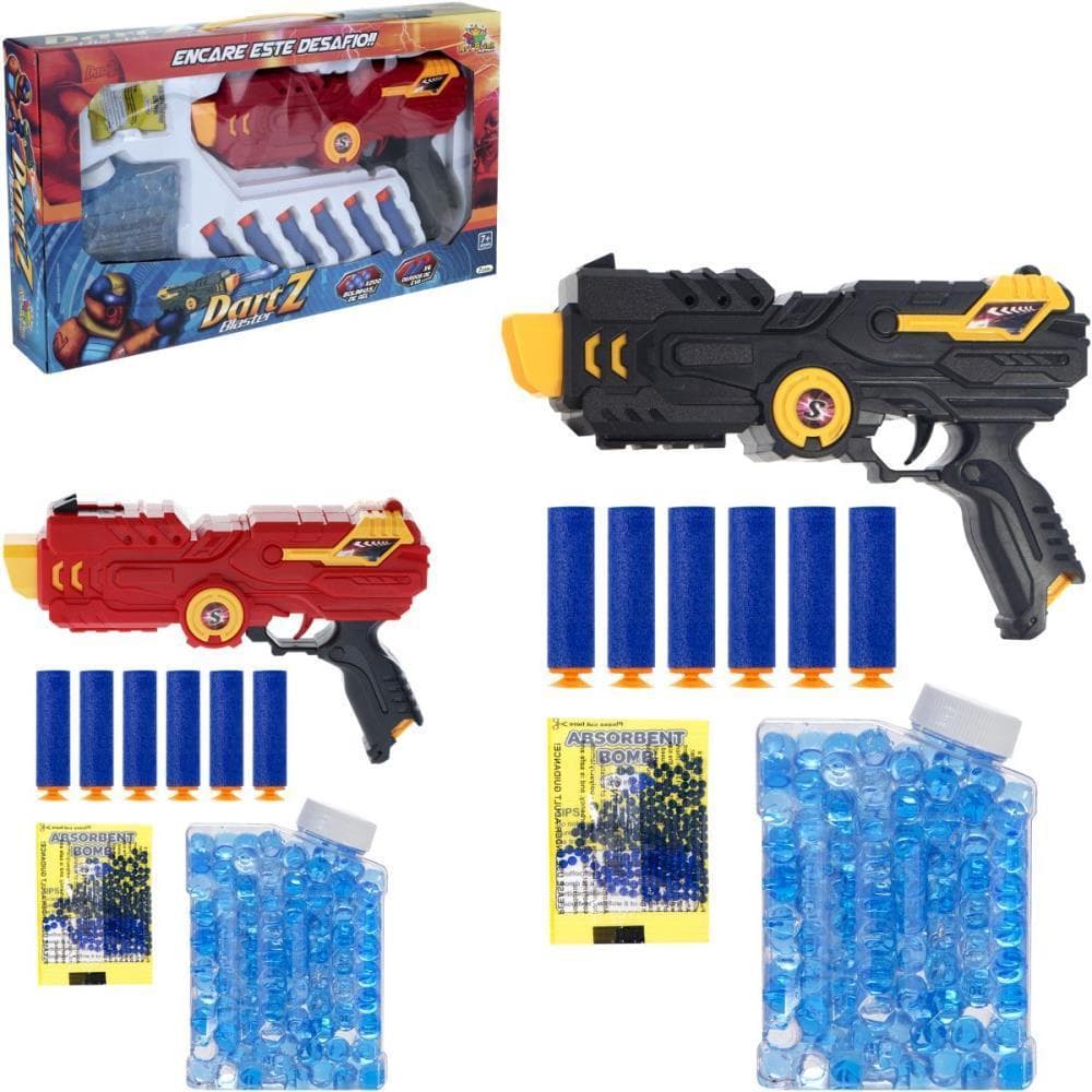 Lancador DART Z Blaster C/GEL+DARDOS