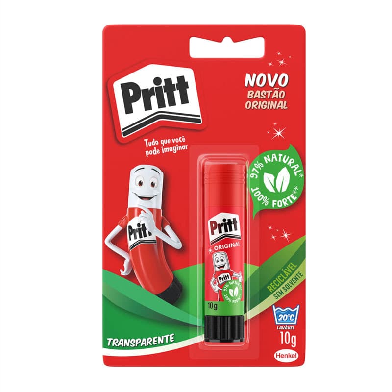Cola bastão Pritt 10g Blister Henkel