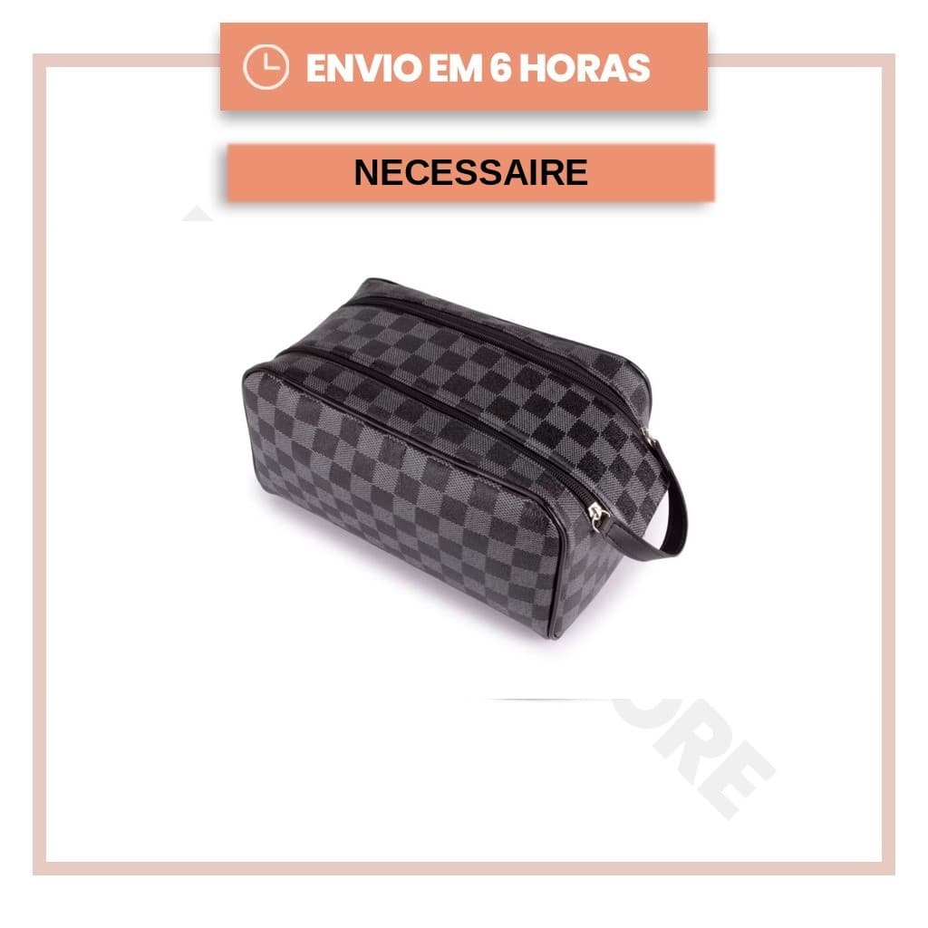 Necessaire Unissex, bolsa de viagem necessaire grande porta maquiagem porta chuteira