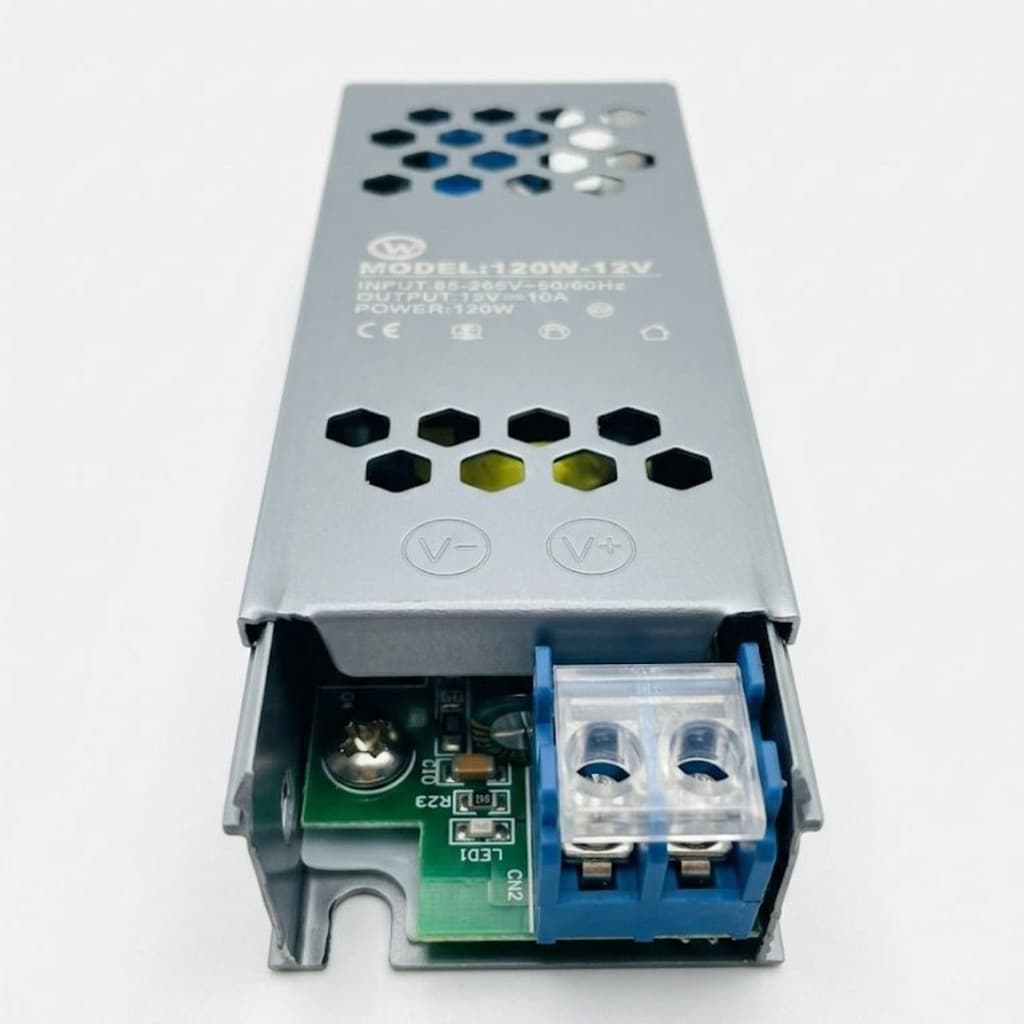 Fonte Chaveada Slim 12V 10A | 120W | Bivolt Automático