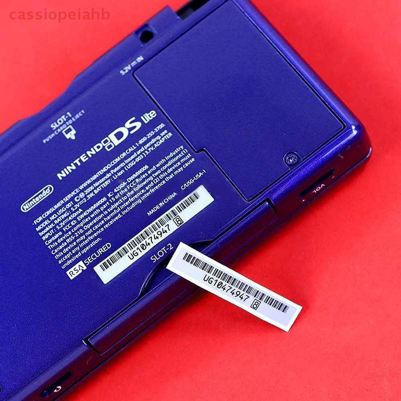 (cassiopeiahb) 20 Peças Para NDSL Código De Barras Número Serial Ba Remendo Etiqueta De 3DS 3DSXL Novo 3DS XL LL NDSiXL 