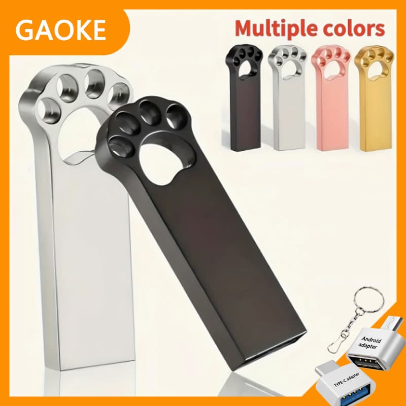 Driver de memória Flash de Metal criativo 128GB/512GB/1TB/2TB USB3.0 Memória de alta velocidade Varanda