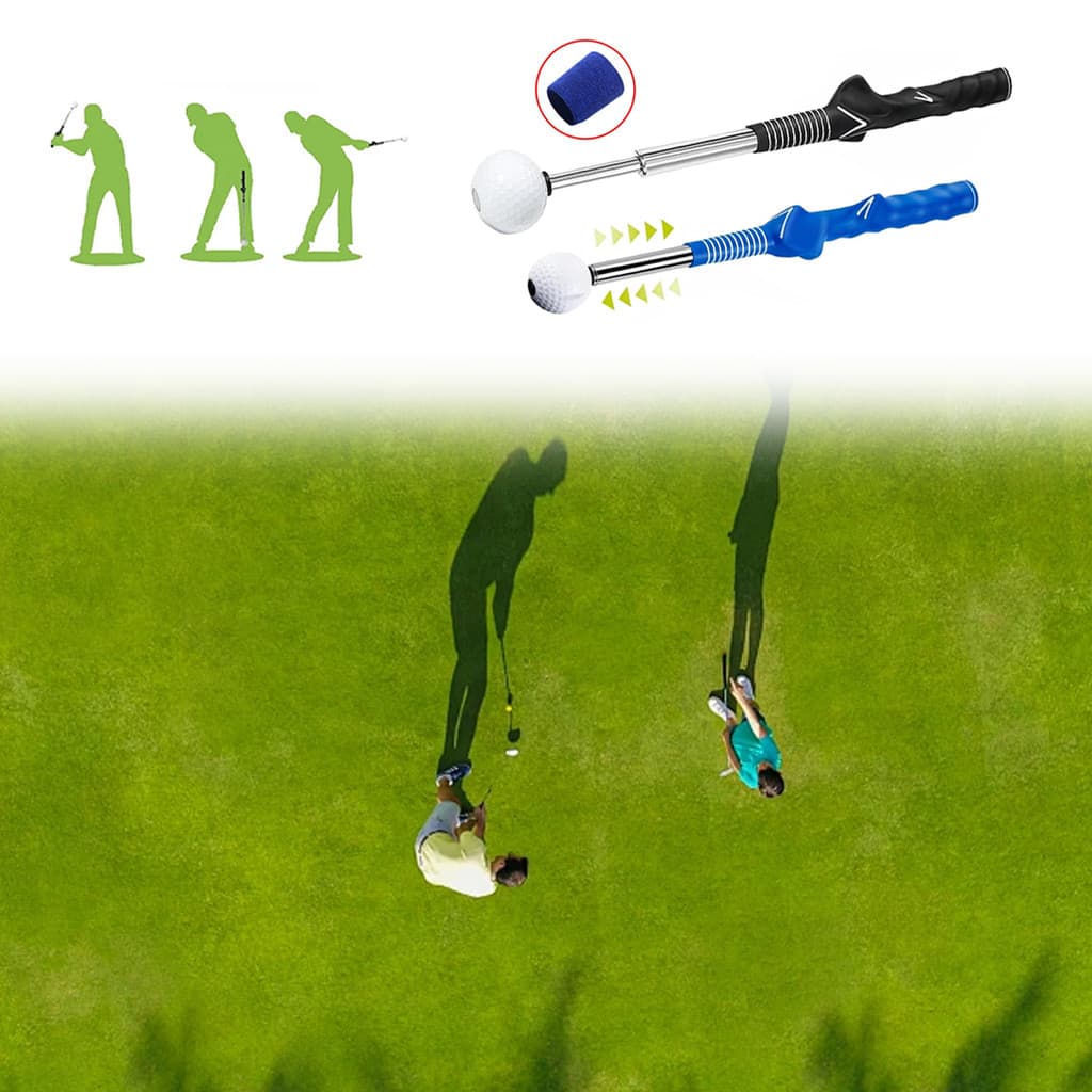 [unilayan] Treinador De Balanço Retrátil De Golfe De Várias Cores-Auxílio De Treinamento Superior , Força E Ritmo Para T