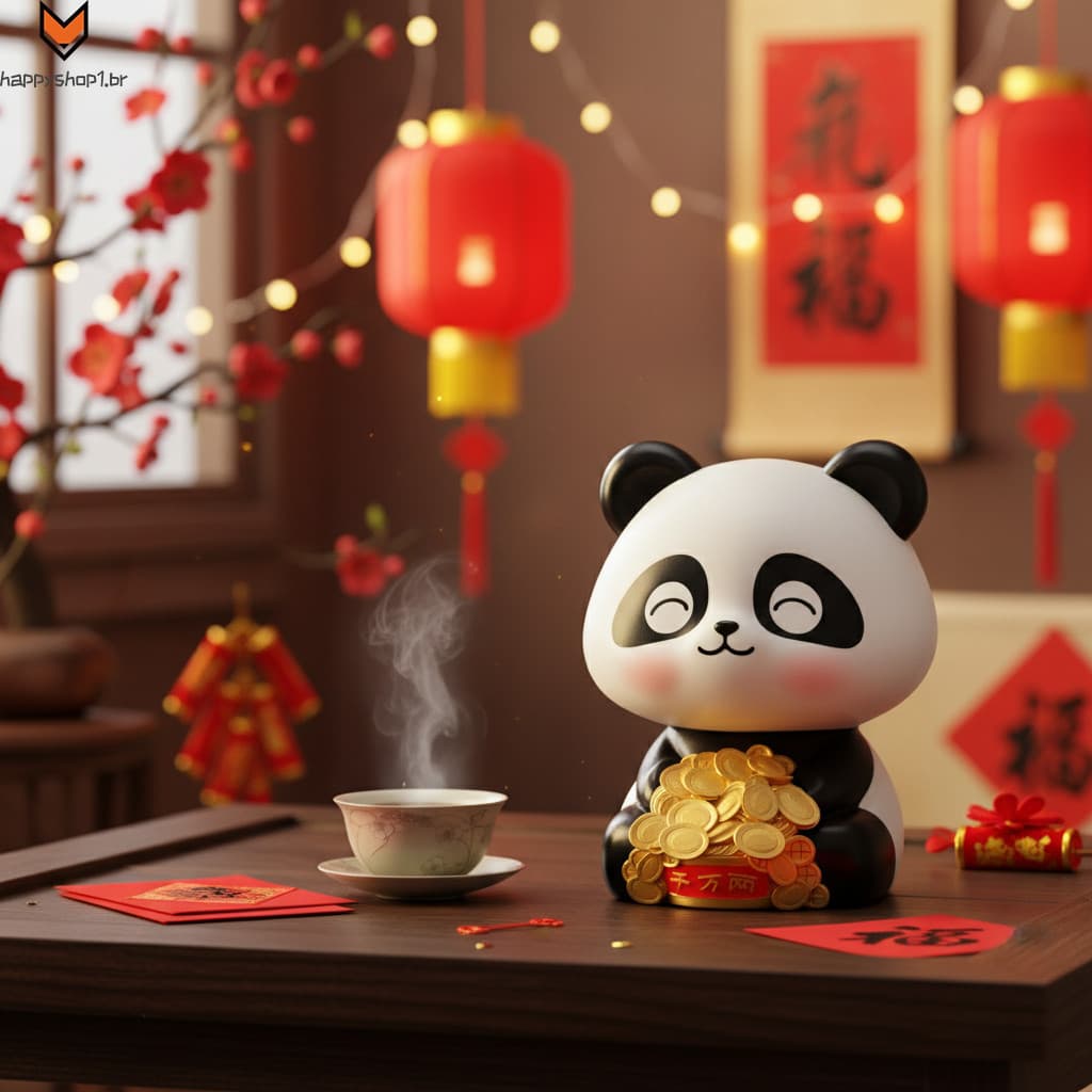 Decoração De Carro Panda Movida A Energia Solar Com Recurso De Aceno Para Painel Ou Mesa De Escritório