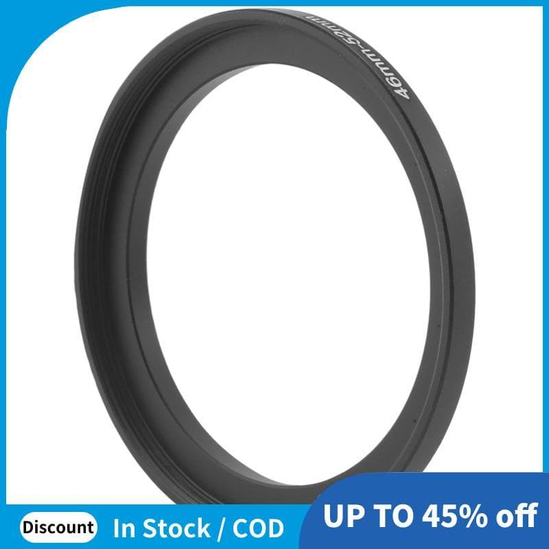 Anel Adaptador Intensificador De Alumínio De 46 Mm-52 Para Câmera Digital SLR