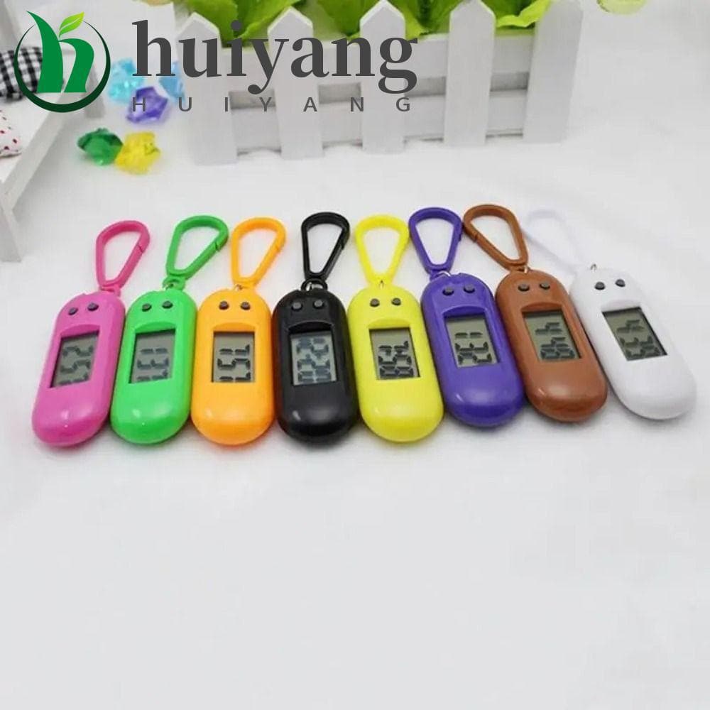 Chaveiro De Relógio Eletrônico HUIYANG , Digital Portátil Com Exibição De Tempo De Mesa , Oval