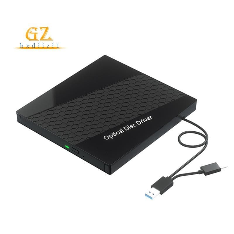 [gzhxdiizi1] 7 Em 1 USB 3.0 Tipo C Externo CD DVD RW Unidade Óptica Portátil Player Gravador Leitor Hub Para PC Laptop