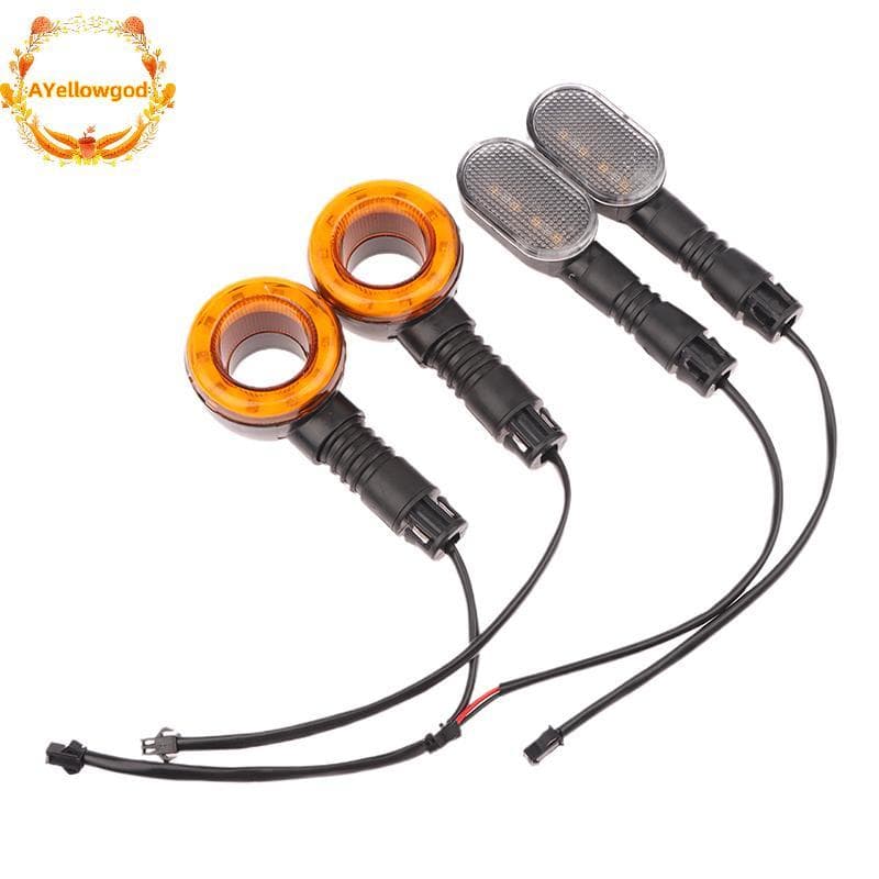 AYellowgod 36V-72V Luz Da Bicicleta Sinal De Volta Traseira Lâmpada Advertência Para Elétrica Acelerador Motocicleta Sco