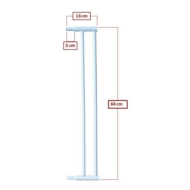 Extensor Grade Portao Prolongador Premium Pet Bebe 10 Cm P/ Grade Proteção