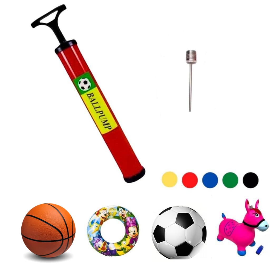 Bomba De Encher Bola de Futebol Futsal Futevôlei Basquete...