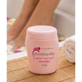 Creme Para Afinar Os Pés Hidrata e Afina Dermopés Abelha Rainha 130g
