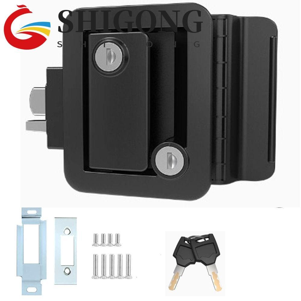Fechadura De Porta SHIGONG RV , Kit De Substituição De Campista Resistente Ao Desgaste De 2 Chaves , De Entrada Antirrou