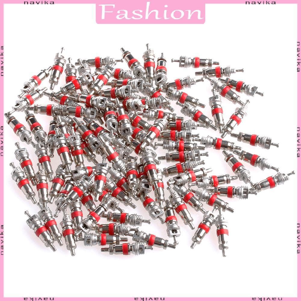 100 Unidades Conjunto Pneu Substituição Caminhão Carro Para Peça Central Haste Válvula Nova