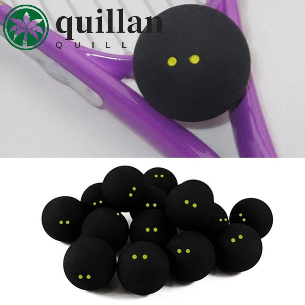 QUILLAN Dois Pontos Amarelos Preto Duplo Amarelo Ponto Bolas De Borracha Para Jogador Ferramenta De Treinamento Bola De 
