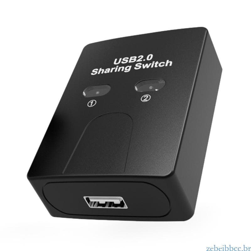 zebeibbcbr Compartilhamento Manual USB Switching 2 Portas Conversores Divisor Para 2 PC Share