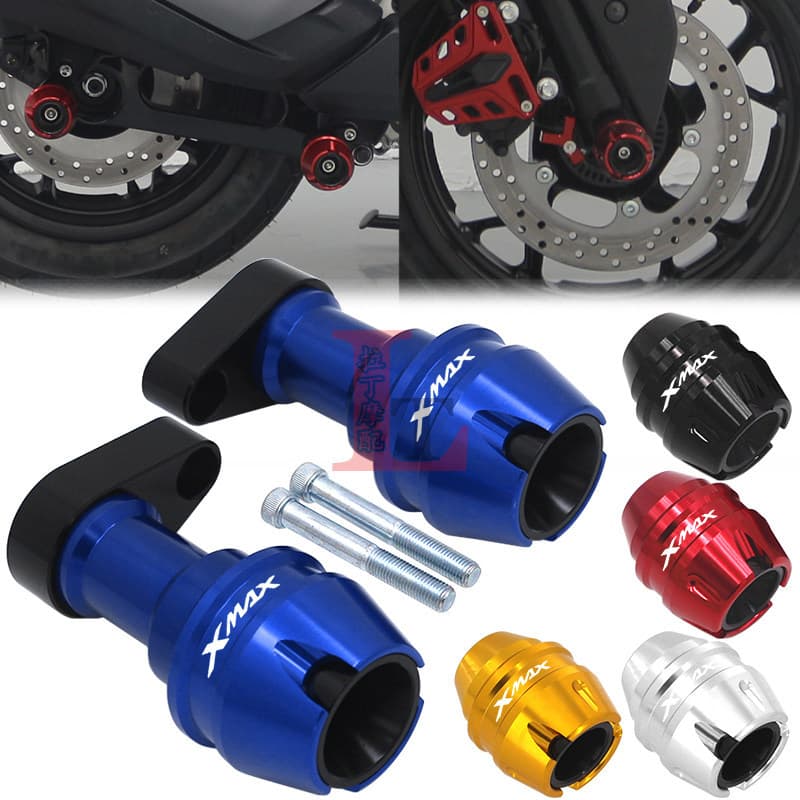 Adequado para Yamaha XMAX300 25-26 bola de escape modificada resistente a choques coluna Anti-reversa roda dianteira blo