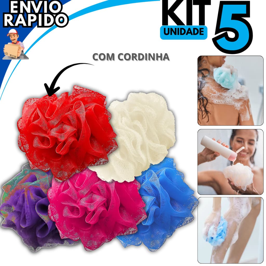 Bucha Esponjas de Banho Nylon Macia Esfoliante Espuma Corporal