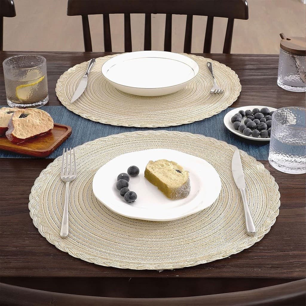 Jogo Americano KIT 4 Sousplat Mesa Posta Jantar Design de Recorte BB1009/BB1038